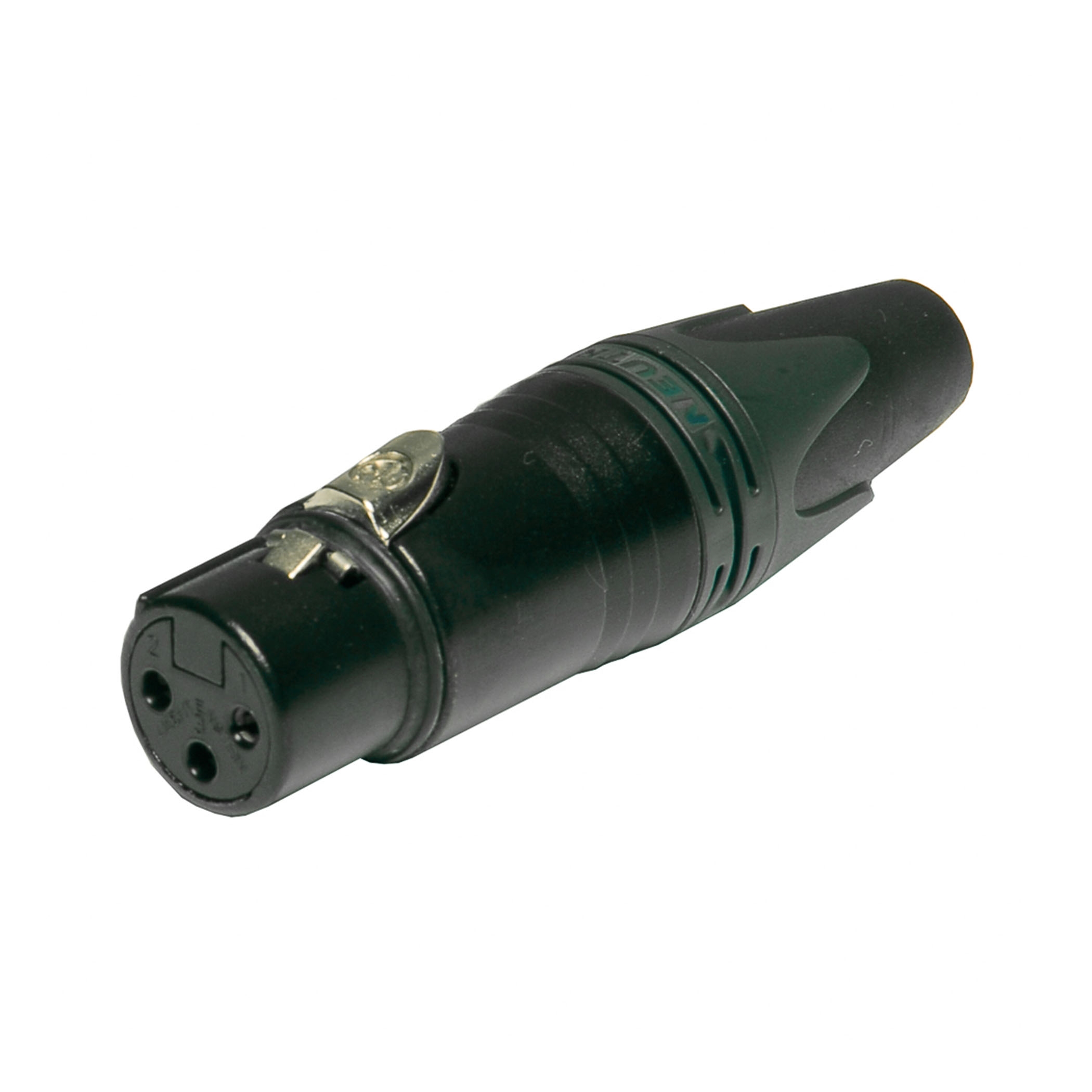 xLR Stecker Female 3 polig, Schwarz - vn-nc3fxx-bagh