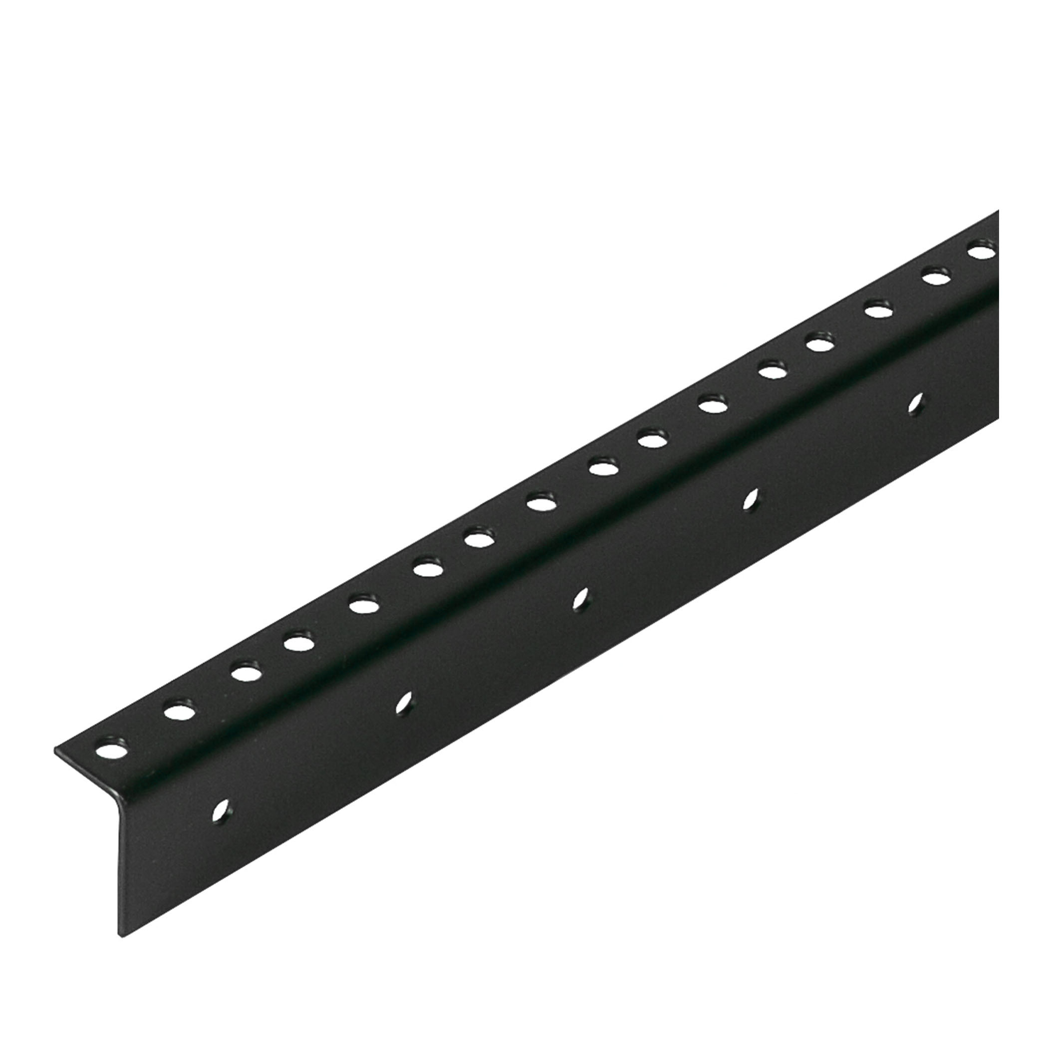 Guia rack acero simple agujeros M6 (2 metro) - R0863-M6h