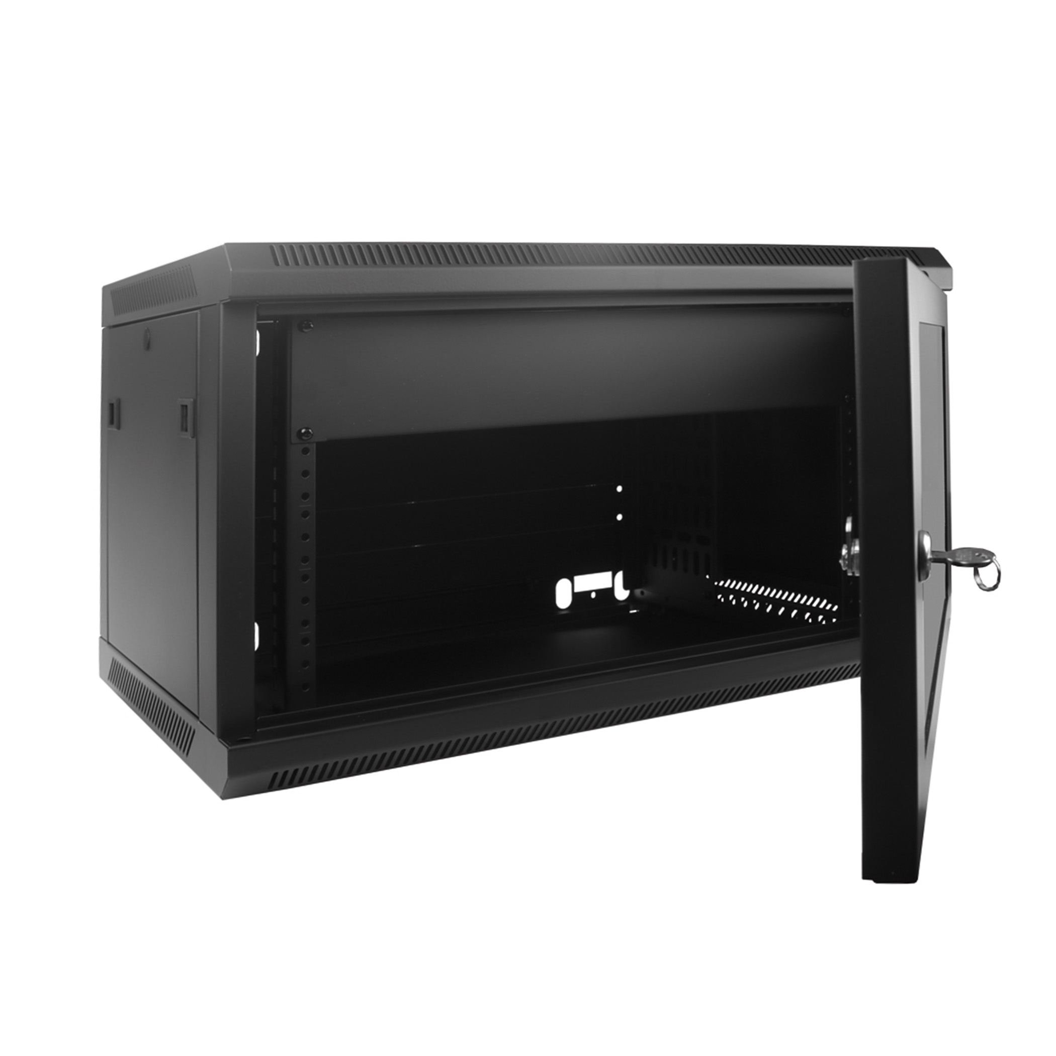 Rack pared 6U P.cristal tem. fondo 450 - r6406h
