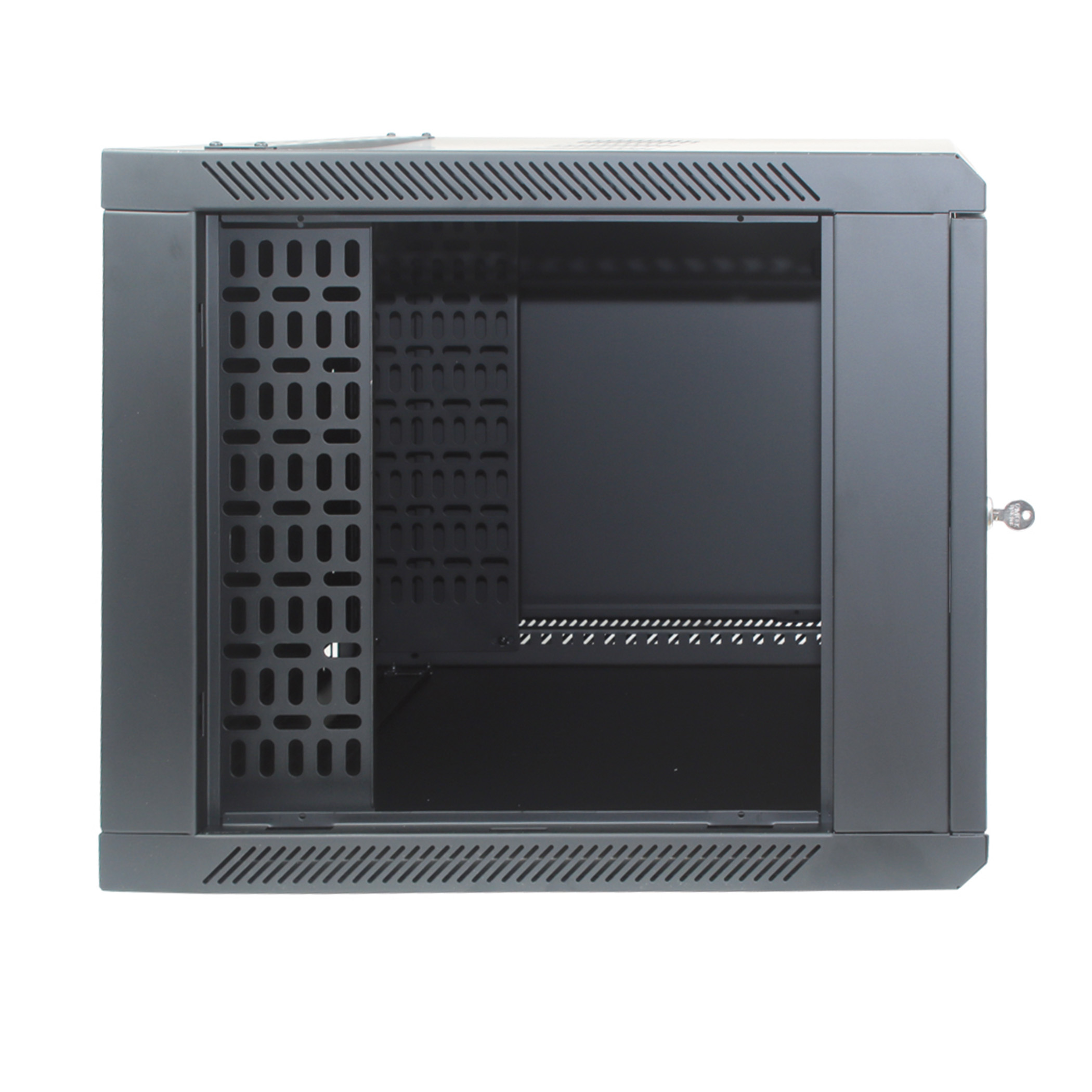 Rack pared 12U P.cristal tem. fondo 600 - r6612h1