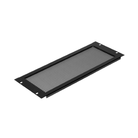 Placa acero 4U 19" vent. B.Plegados