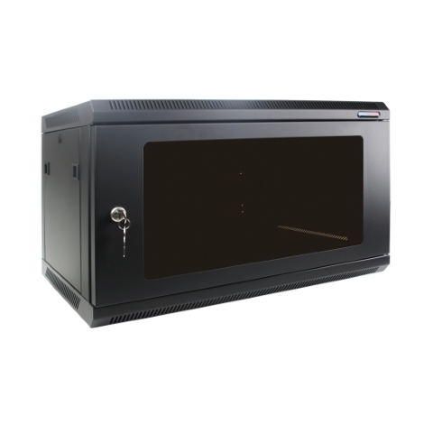 19" 9U Wall Mount Rack, 450mm Deep